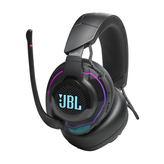JBL Quantum 910 Wireless - Black - Wireless over-ear performance gaming headset with head  tracking-enhanced, Active Noise Cancelling and Bluetooth - Detailshot 4